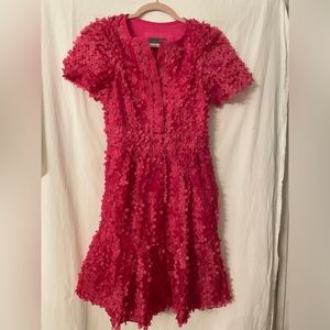 Gorgeous deep pink, XS Somerset dress. Back zipper
